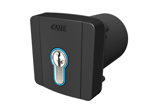 Купить Встраиваемый ключ-выключатель CAME SELD2FDG с цилиндром замка DIN и синей подсветко с доставкой и установкой в Новошахтинске