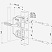 Заказать Замок крупный декоративный накладной  Locinox (Бельгия) LAKQ4040 H2L — на кованую калитку в Новошахтинске